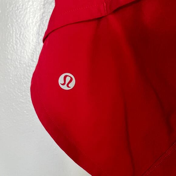 Lululemon Shorts Speed Up High-Rise Lined 2.5" Dark Red Women's Size 14 Running - Picture 7 of 10